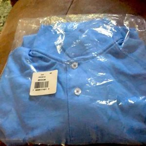 Blue short sleeve shirt